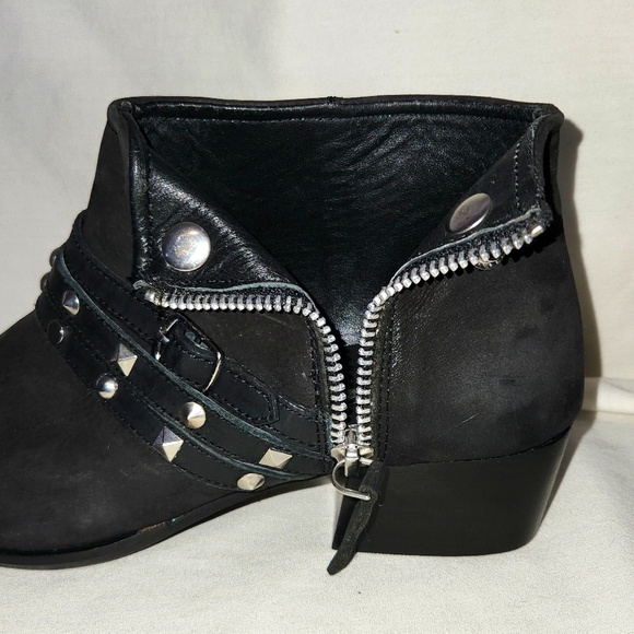 Free People Suede Studded Booties Size 36 (Reiki Cleansed And Infused) - Picture 6 of 11